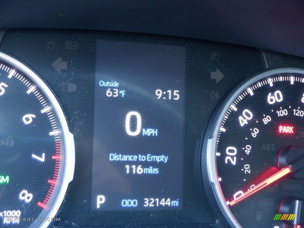 2020 RAV4 XLE AWD - Midnight Black Metallic / Light Gray photo #34