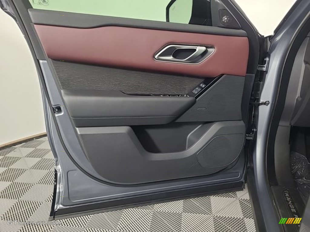 2024 Land Rover Range Rover Velar Dynamic HSE Deep Garnet/Ebony Door Panel Photo #146616484