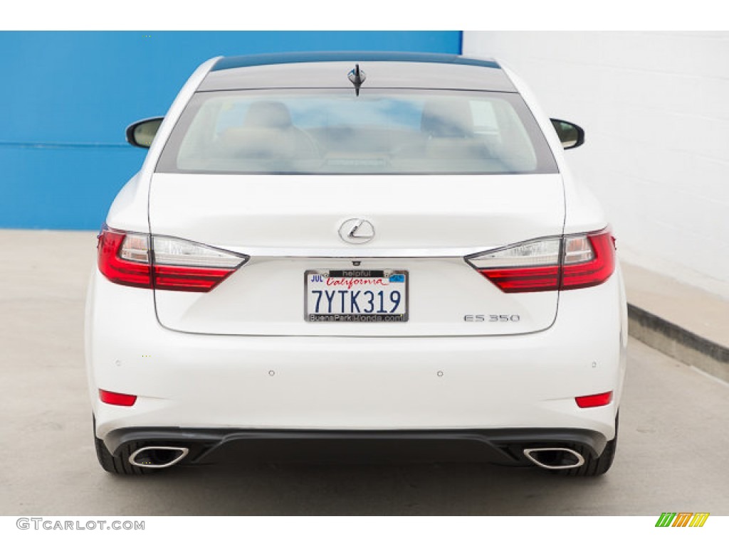 2017 ES 350 - Eminent White Pearl / Flaxen photo #9