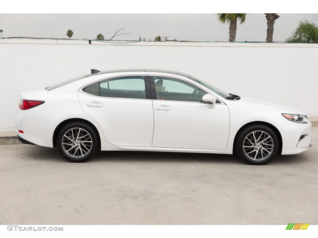 2017 ES 350 - Eminent White Pearl / Flaxen photo #12