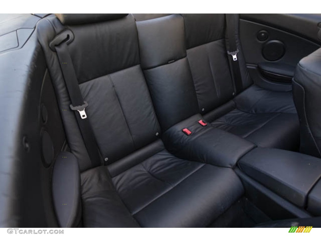 2008 BMW 6 Series 650i Convertible Rear Seat Photo #146617117