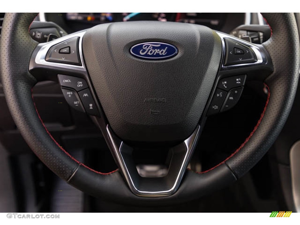 2020 Ford Edge ST Line AWD Steering Wheel Photos | GTCarLot.com