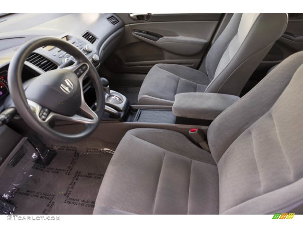 2009 Civic EX Sedan - Urban Titanium Metallic / Gray photo #3