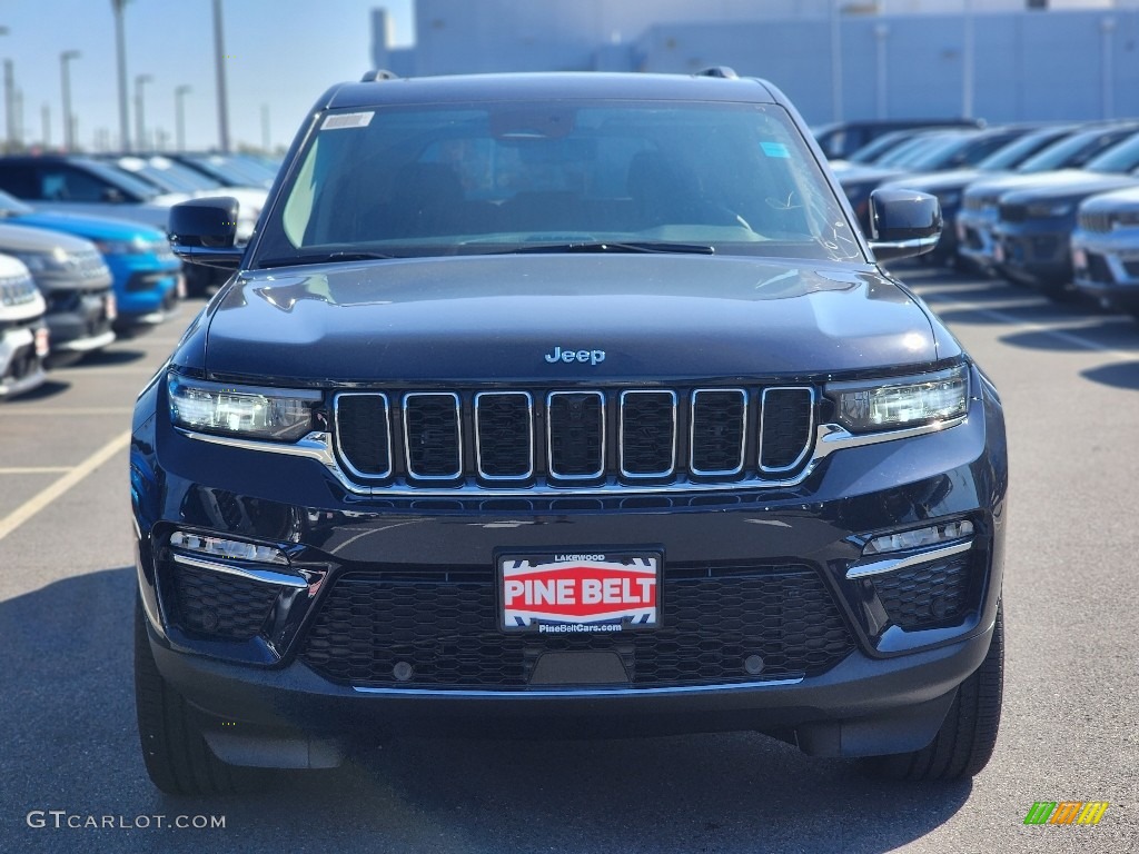 2023 Grand Cherokee 4XE - Midnight Sky / Global Black photo #2