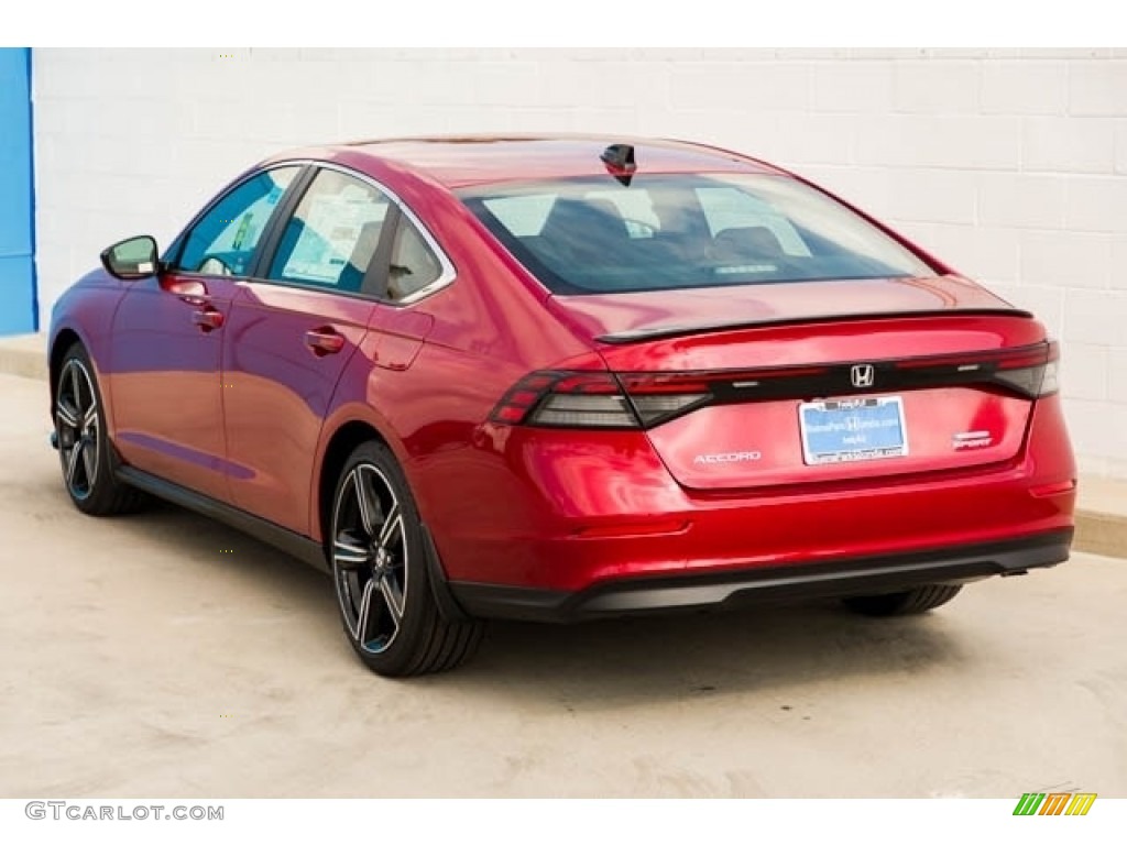 2024 Accord Sport Hybrid - Radiant Red Metallic / Black photo #2
