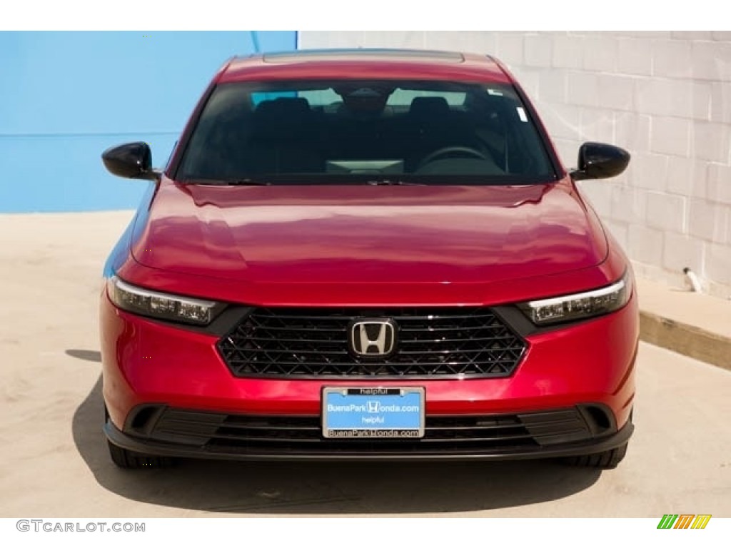 2024 Accord Sport Hybrid - Radiant Red Metallic / Black photo #3