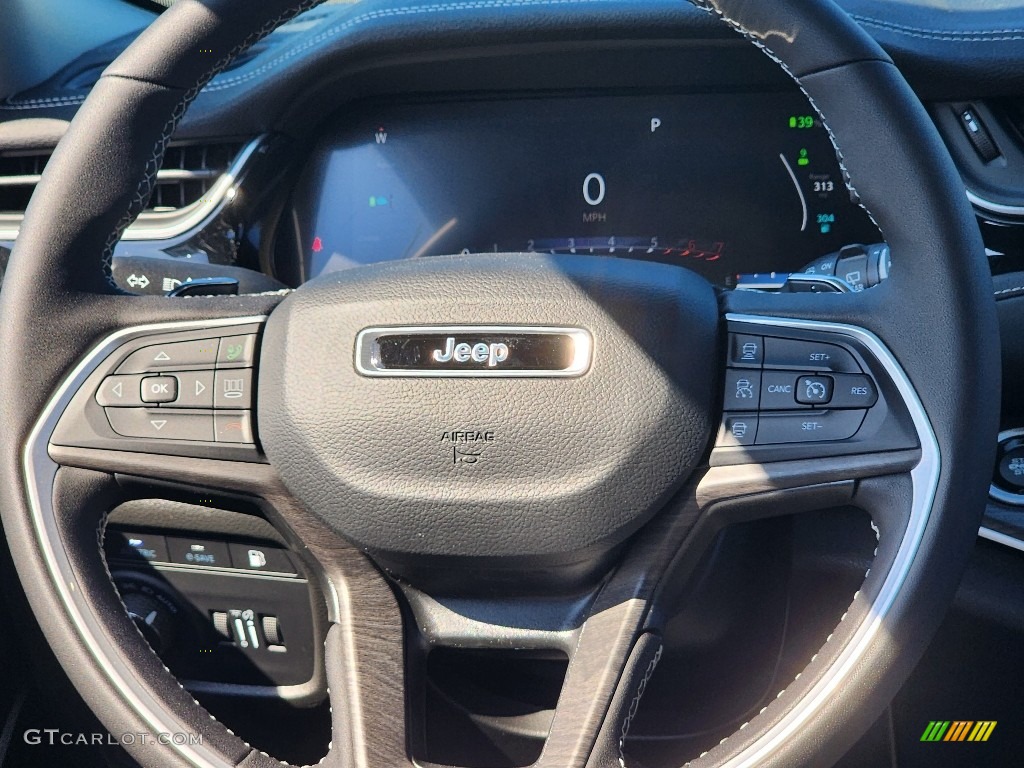 2023 Grand Cherokee 4XE - Midnight Sky / Global Black photo #10
