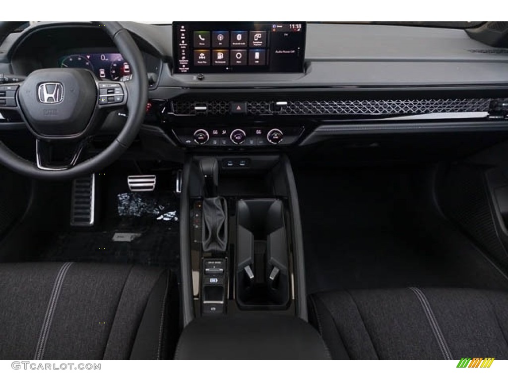2024 Honda Accord Sport Hybrid Black Dashboard Photo 146617990