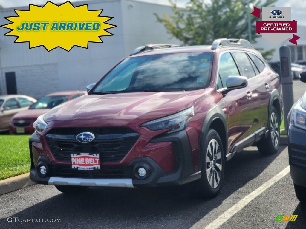 2023 Outback Touring XT - Crimson Red Pearl / Slate Black photo #1