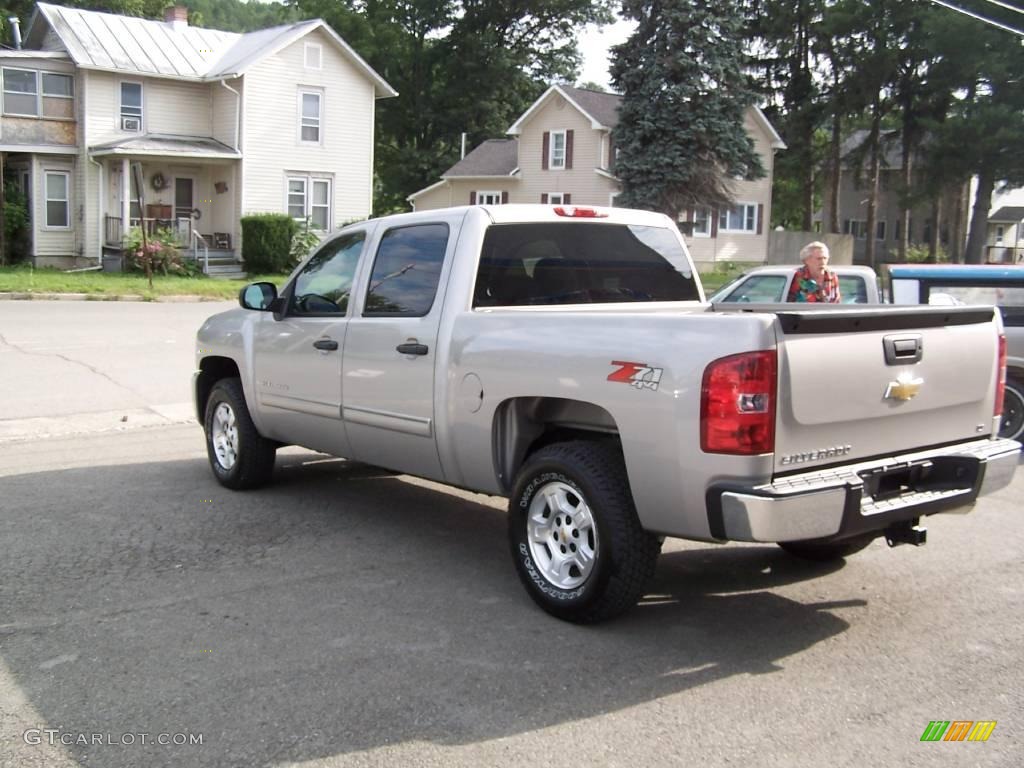 2009 Silverado 1500 LT Crew Cab 4x4 - Silver Birch Metallic / Ebony photo #4