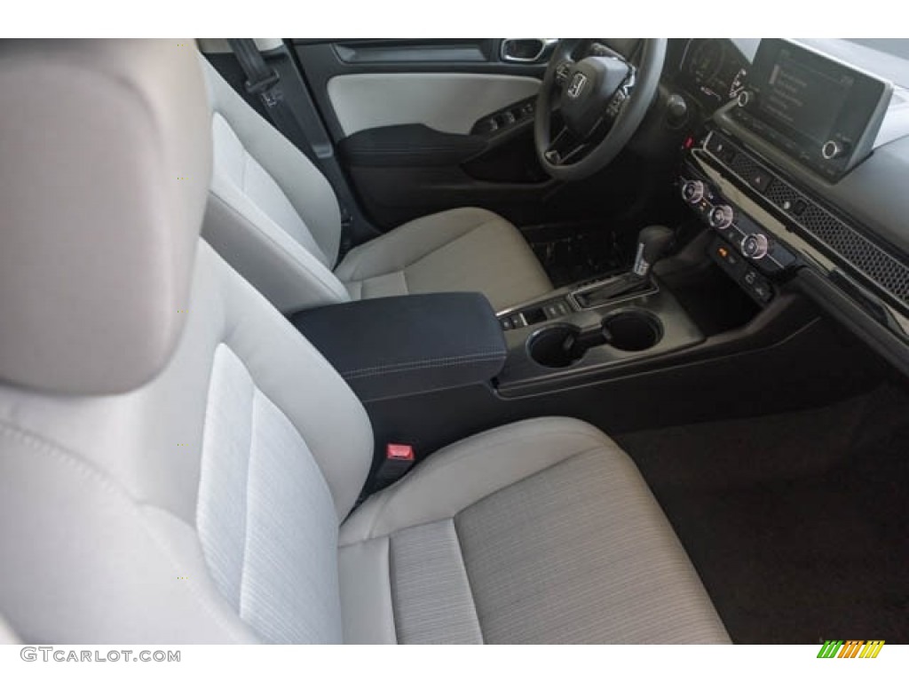 Gray Interior 2024 Honda Civic LX Sedan Photo #146618179