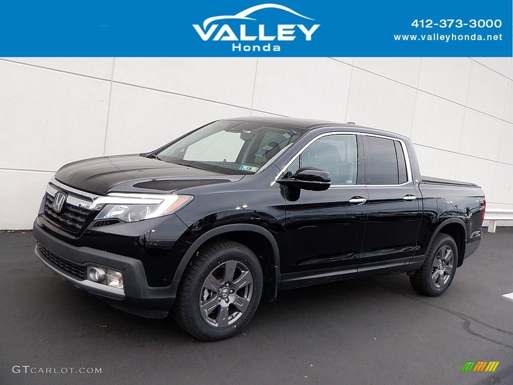 2020 Ridgeline RTL-E AWD - Crystal Black Pearl / Black photo #1