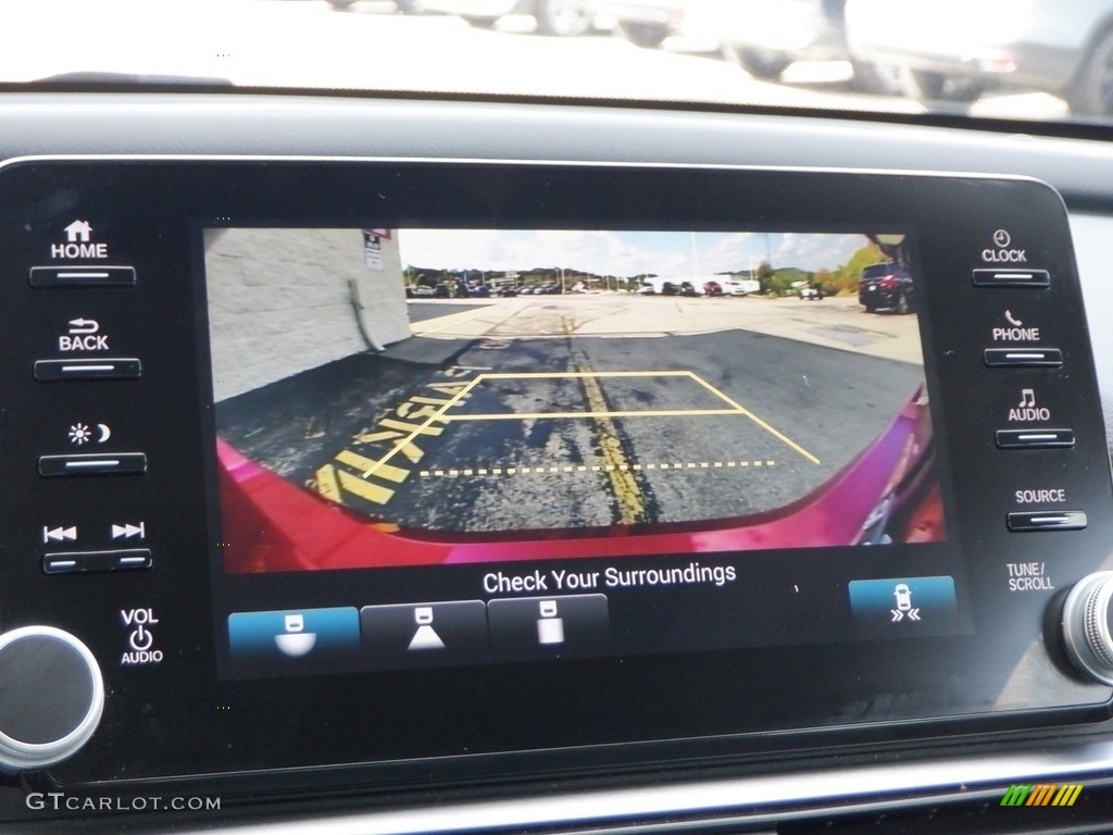 2019 Accord EX-L Hybrid Sedan - Radiant Red Metallic / Ivory photo #10