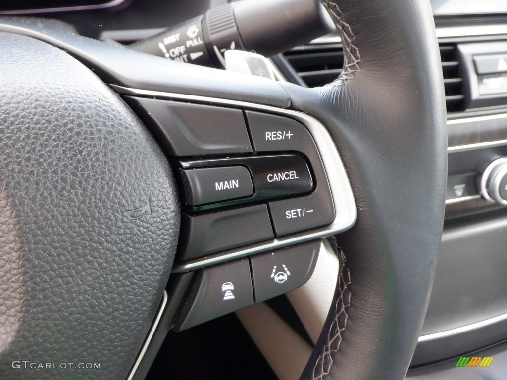 2019 Accord EX-L Hybrid Sedan - Radiant Red Metallic / Ivory photo #12
