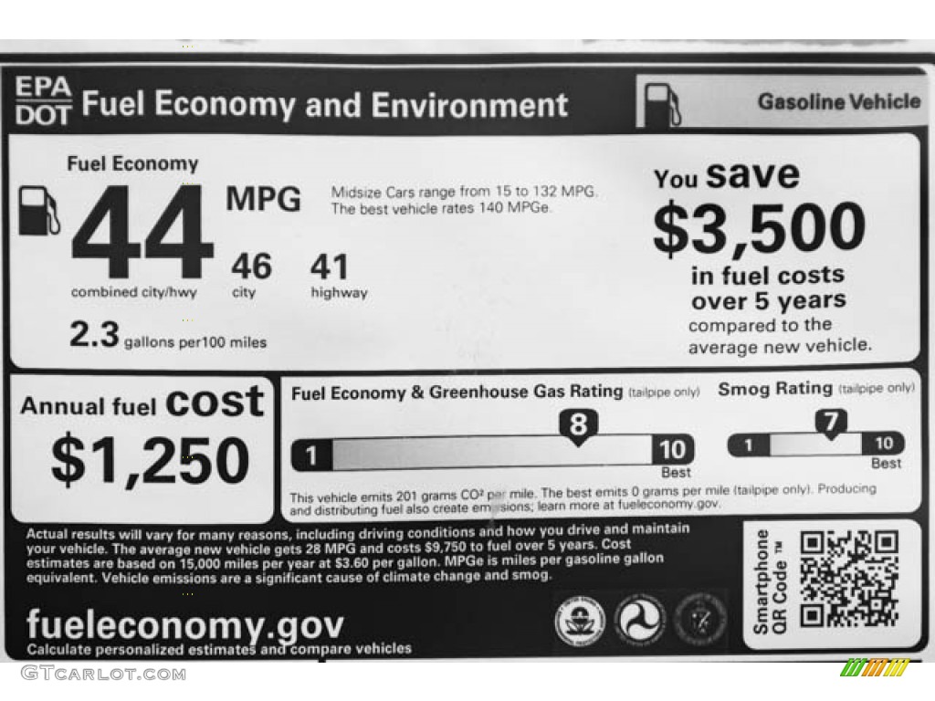 2024 Honda Accord Sport Hybrid Info Tag Photos
