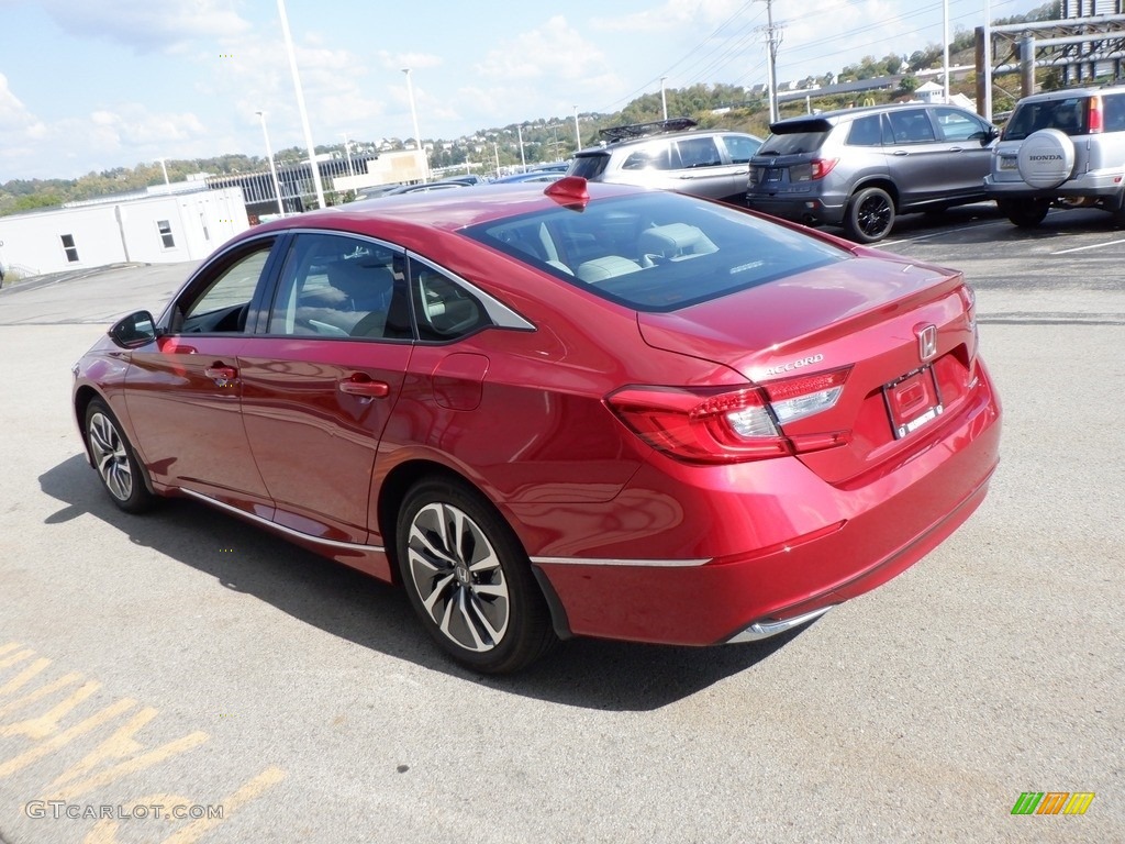 2019 Accord EX-L Hybrid Sedan - Radiant Red Metallic / Ivory photo #18