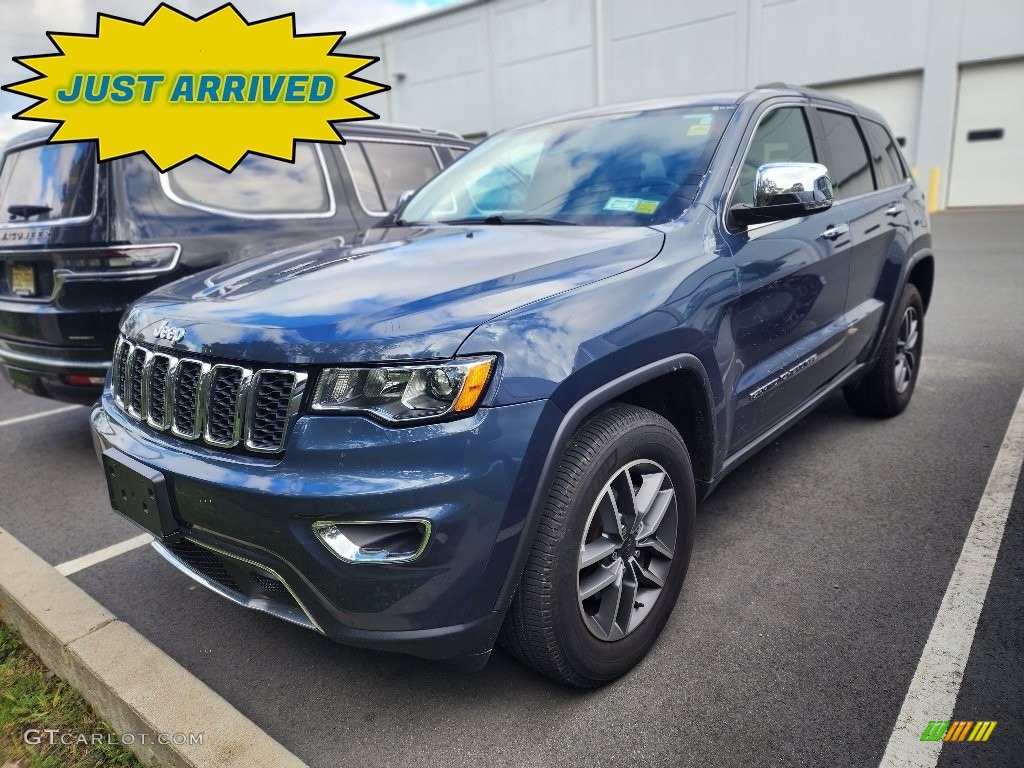 2020 Grand Cherokee Limited 4x4 - Slate Blue Pearl / Black photo #1