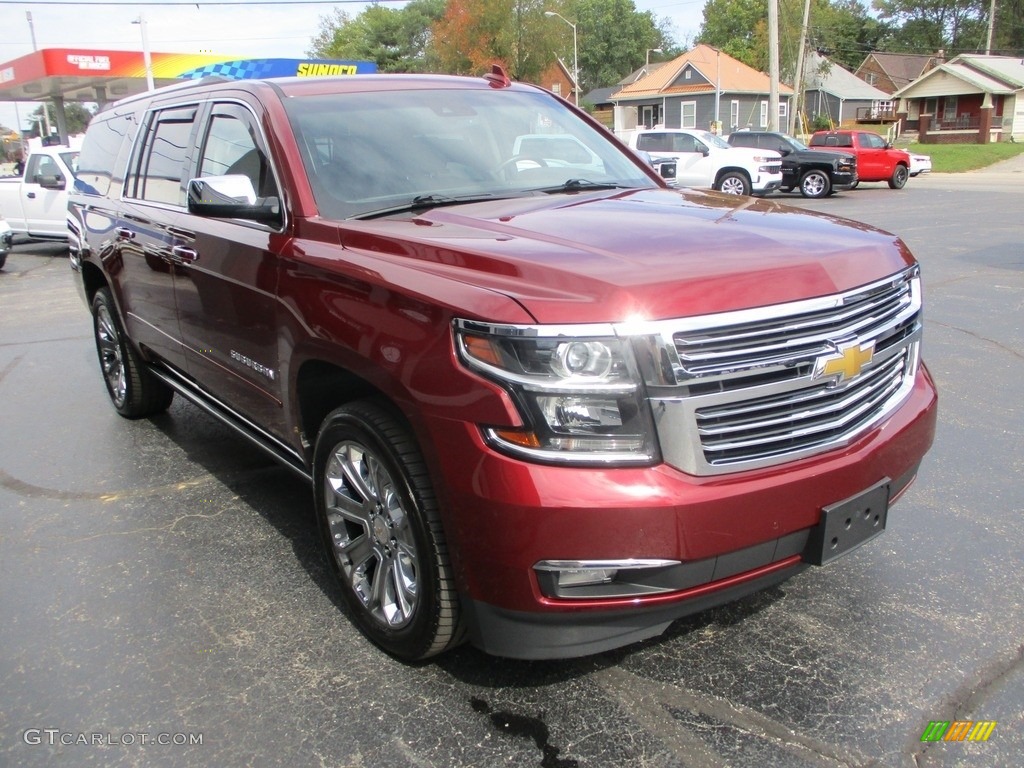 2018 Suburban Premier 4WD - Siren Red Tintcoat / Cocoa/­Dune photo #5