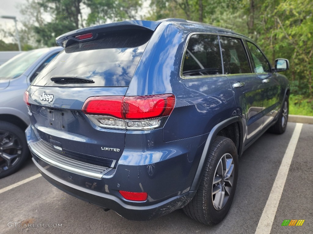 2020 Grand Cherokee Limited 4x4 - Slate Blue Pearl / Black photo #3