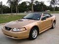 2000 Sunburst Gold Metallic Ford Mustang V6 Convertible  photo #10