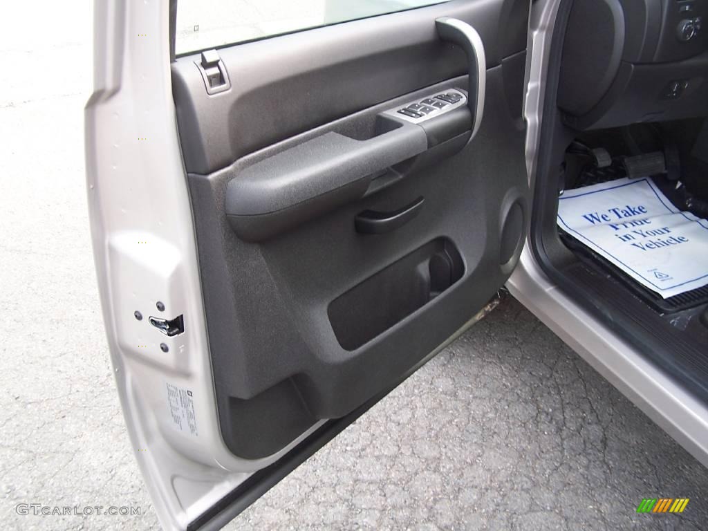2009 Silverado 1500 LT Crew Cab 4x4 - Silver Birch Metallic / Ebony photo #17