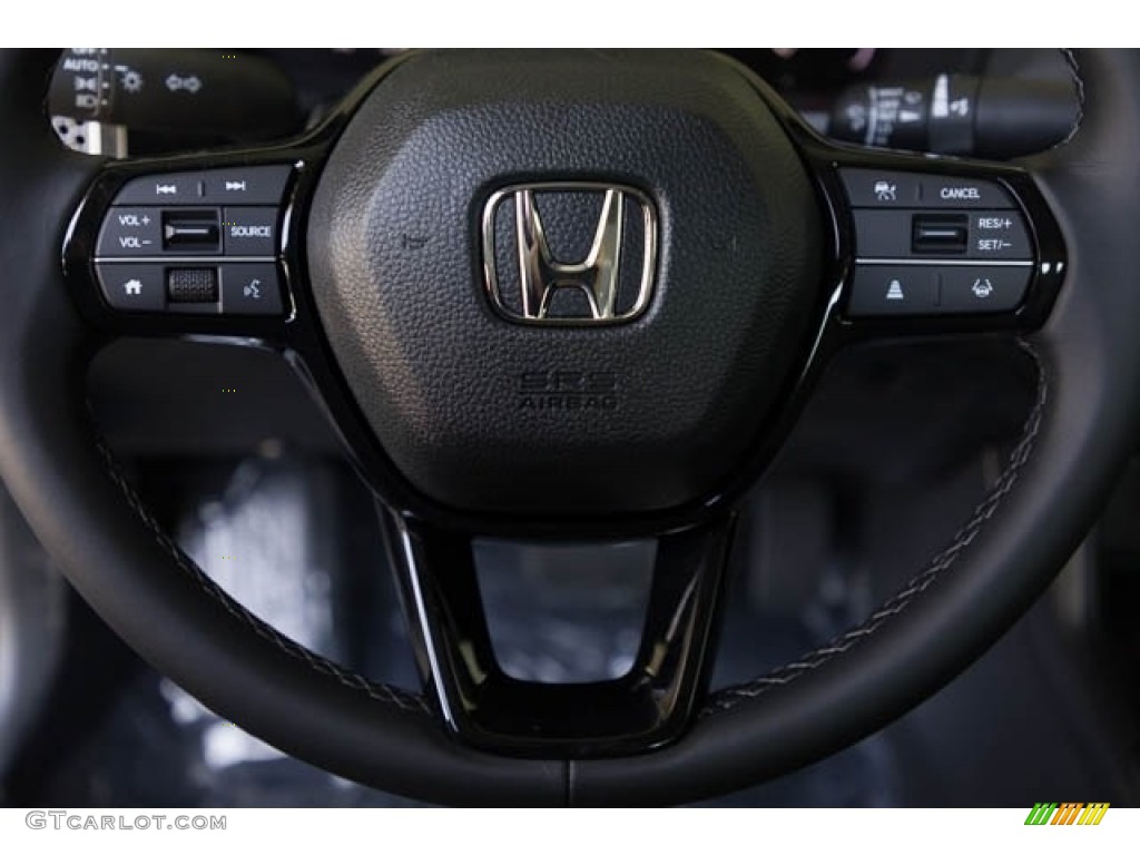 2024 Honda Civic EX Sedan Gray Steering Wheel Photo #146619655