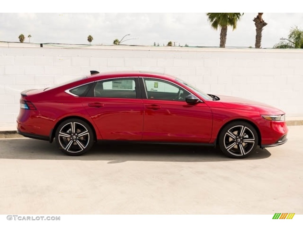 2023 Accord Sport Hybrid - Radiant Red Metallic / Black photo #10