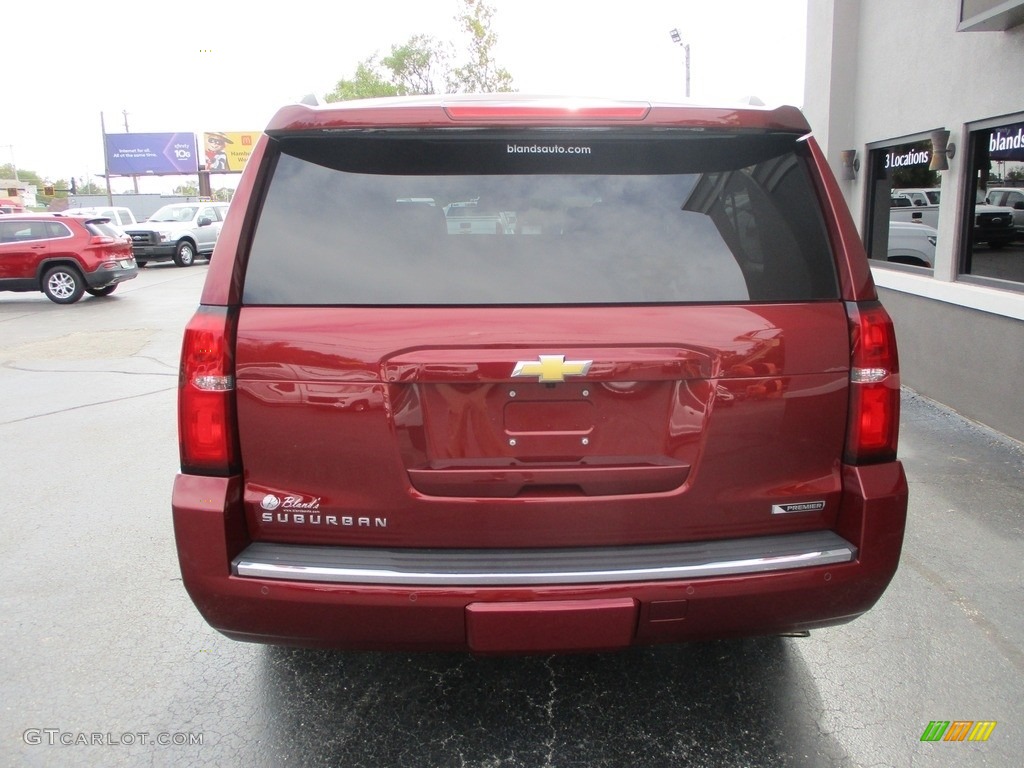 2018 Suburban Premier 4WD - Siren Red Tintcoat / Cocoa/­Dune photo #39