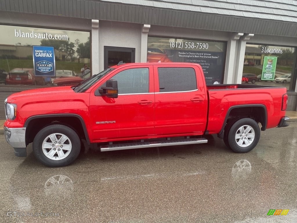 2016 Sierra 1500 SLE Crew Cab - Cardinal Red / Jet Black photo #1
