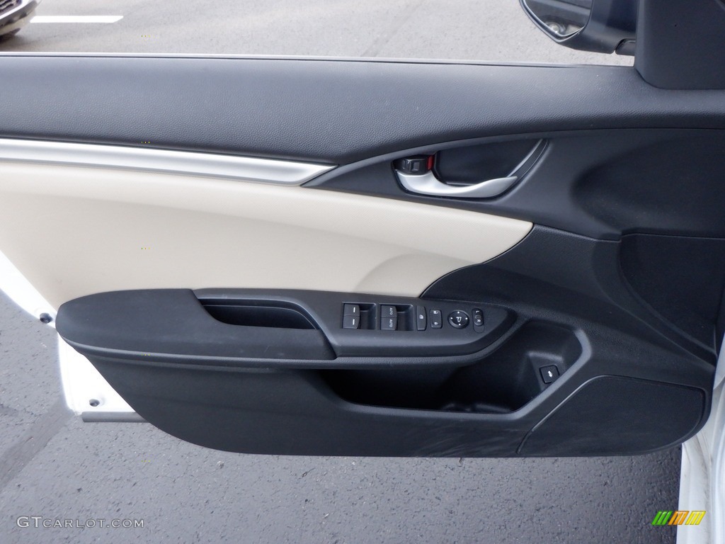2020 Civic LX Sedan - Platinum White Pearl / Ivory photo #7