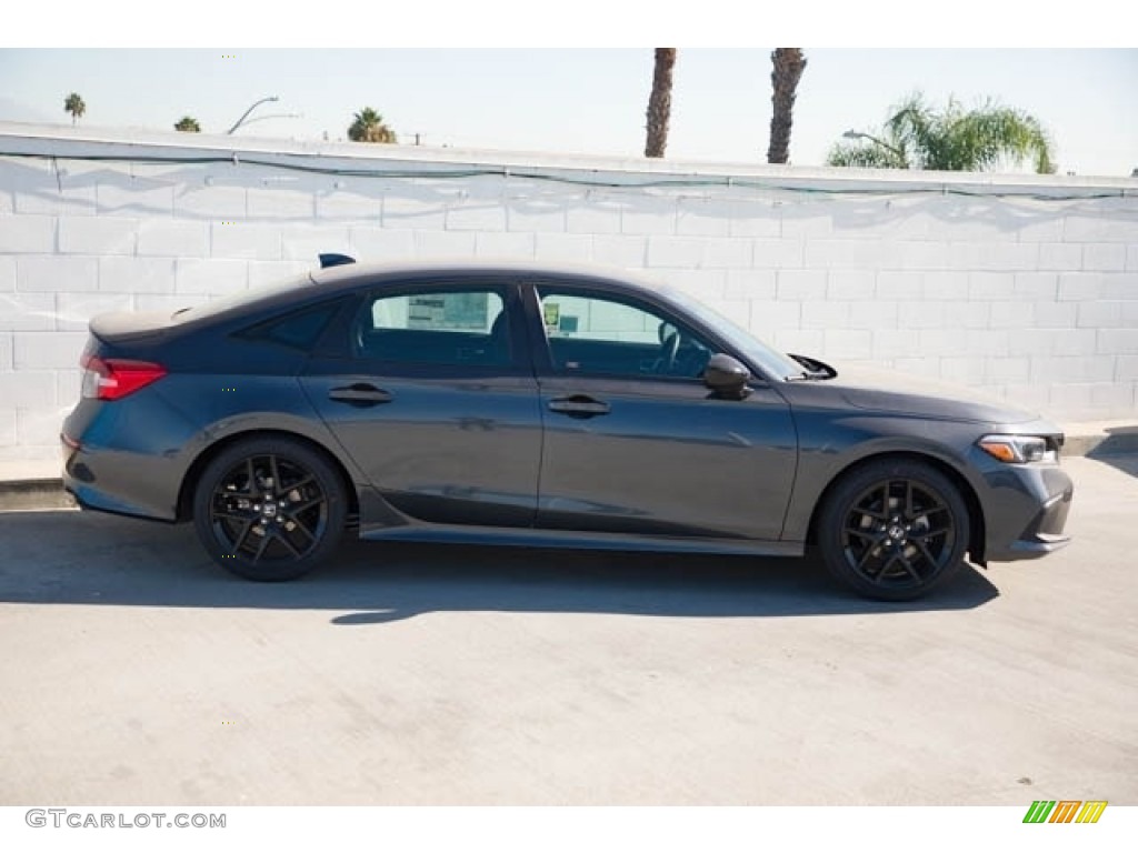Meteorite Gray Metallic 2024 Honda Civic Sport Sedan Exterior Photo #146620558
