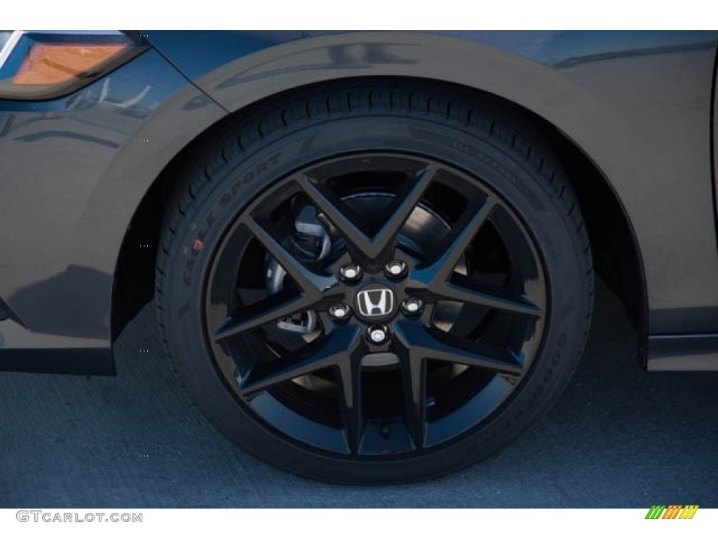 2024 Civic Sport Sedan - Meteorite Gray Metallic / Black photo #13