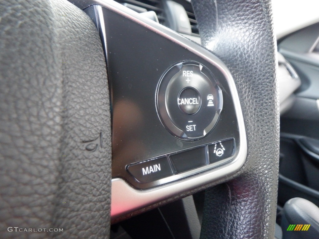 2020 Civic LX Sedan - Platinum White Pearl / Ivory photo #19