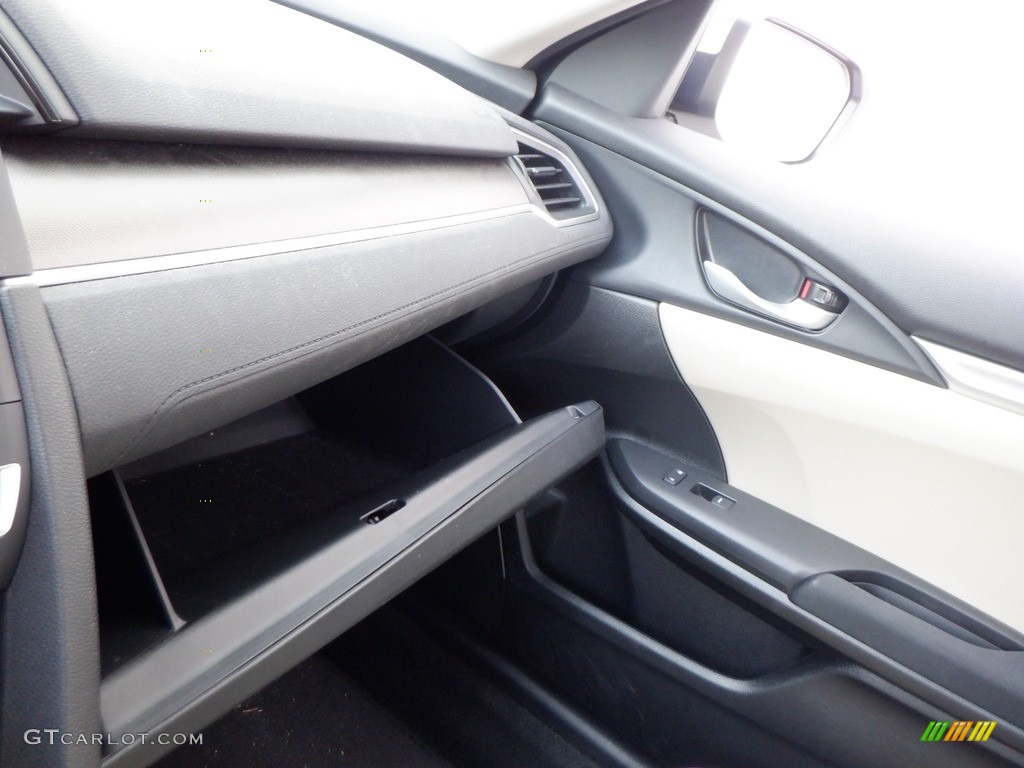 2020 Civic LX Sedan - Platinum White Pearl / Ivory photo #20