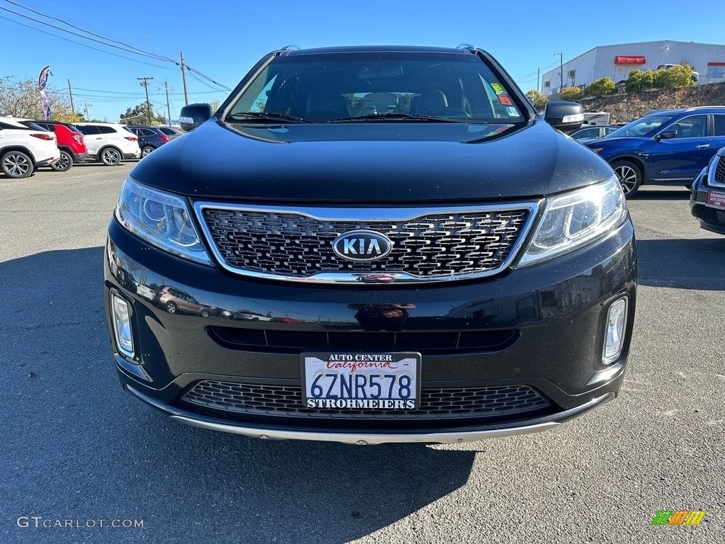 2014 Sorento SX V6 AWD - Ebony Black / Black photo #2