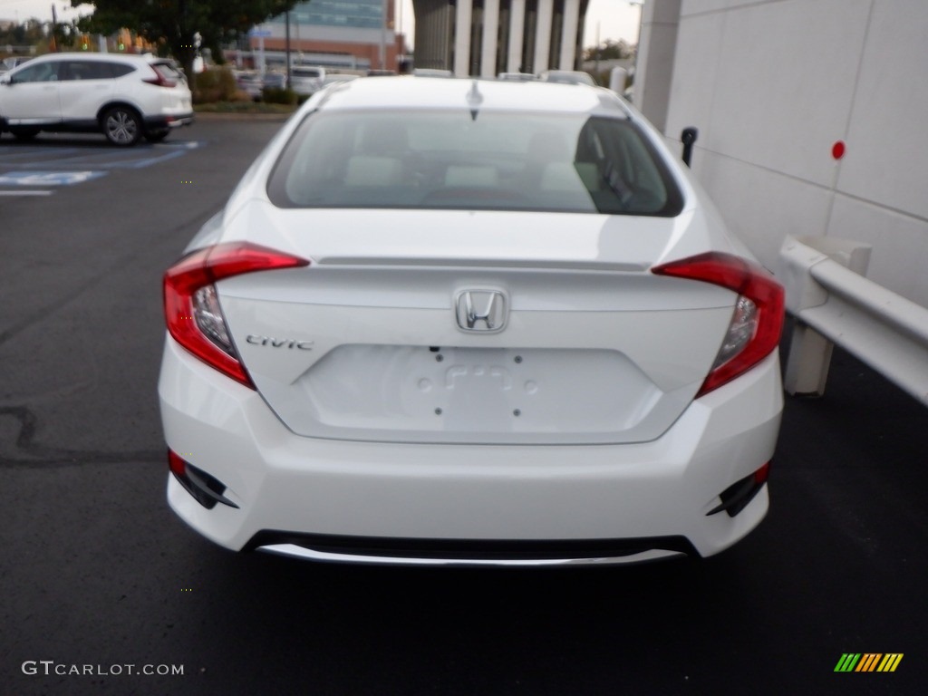 2021 Civic EX Sedan - Platinum White Pearl / Ivory photo #5