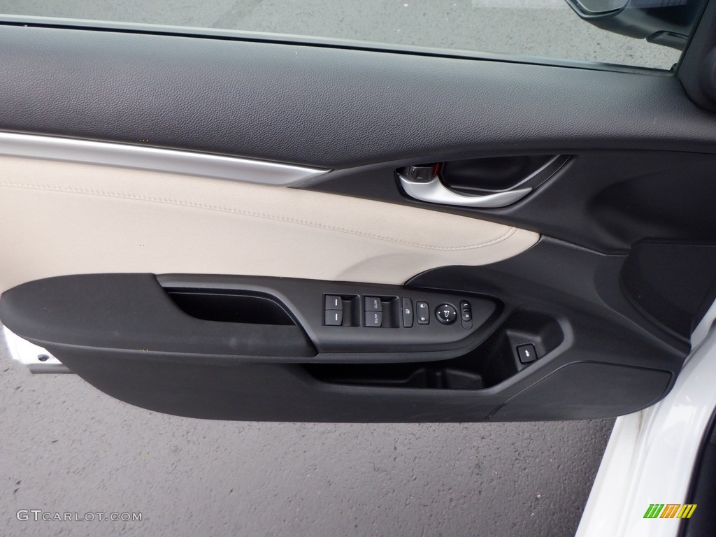 2021 Civic EX Sedan - Platinum White Pearl / Ivory photo #8