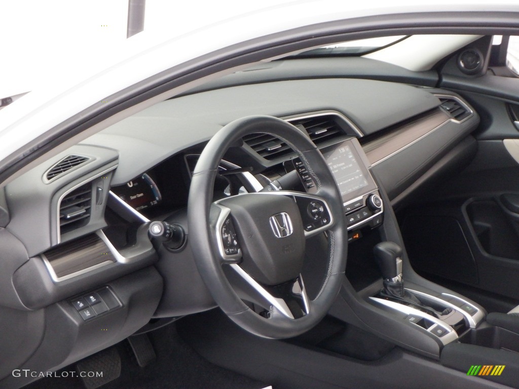 2021 Civic EX Sedan - Platinum White Pearl / Ivory photo #9