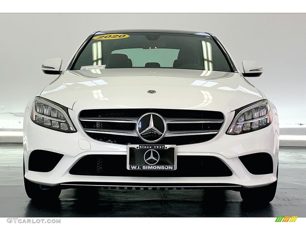 2020 C 300 Sedan - Polar White / Black photo #2