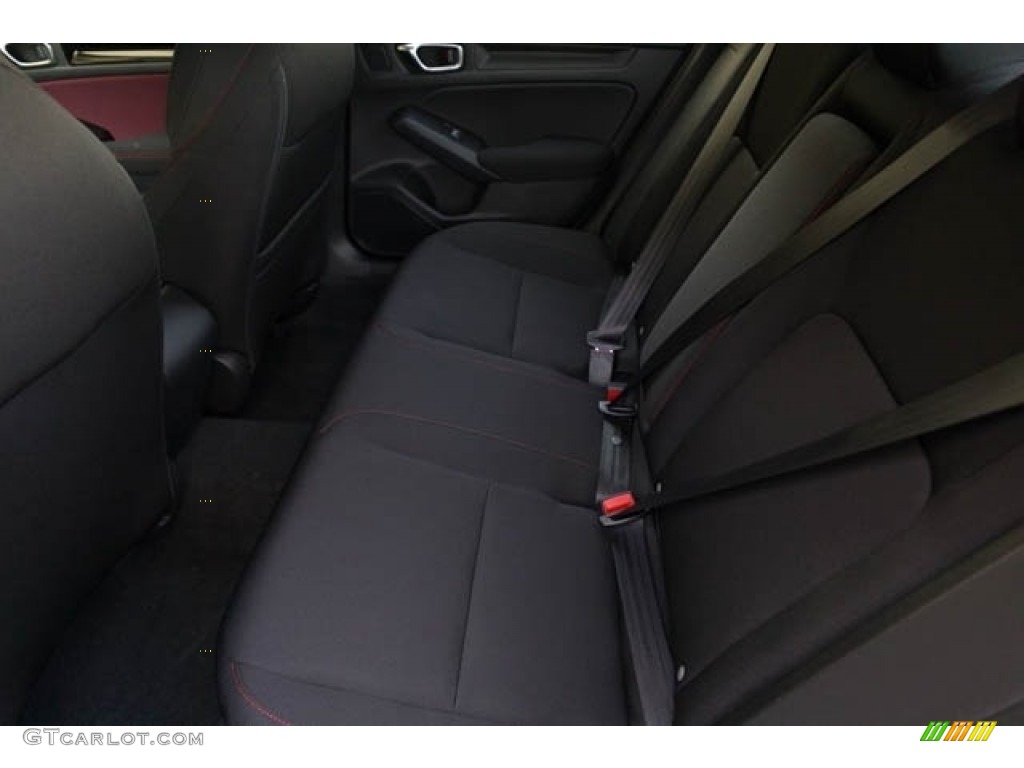 2024 Civic Si Sedan - Aegean Blue Metallic / Black/Red photo #16