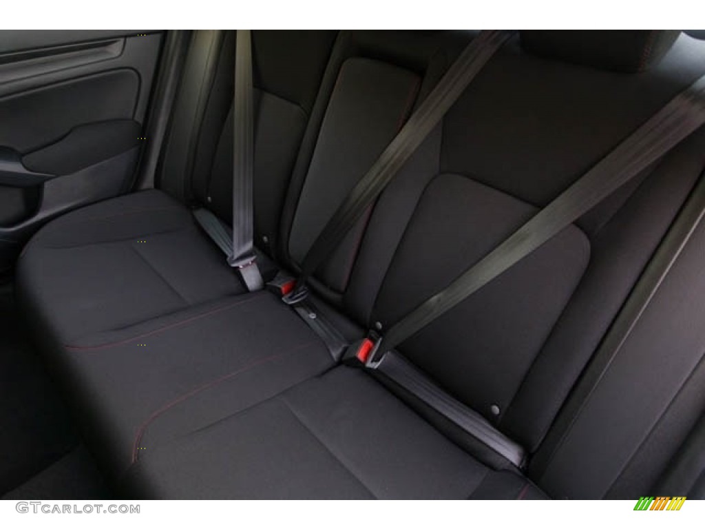 Black/Red Interior 2024 Honda Civic Si Sedan Photo #146621686