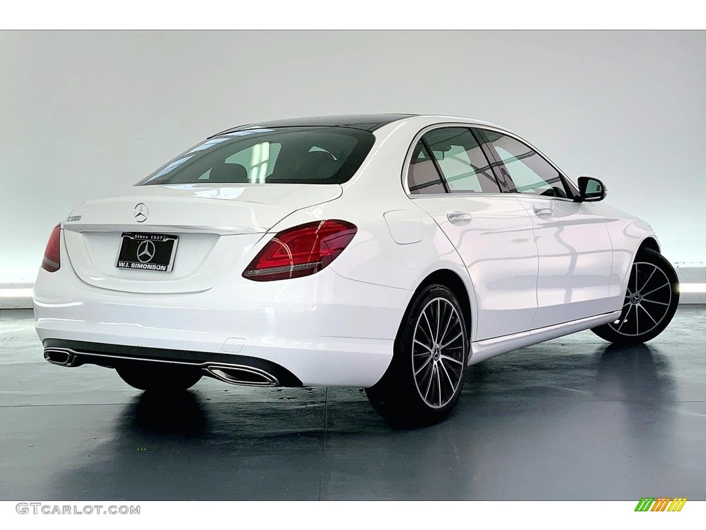 2020 C 300 Sedan - Polar White / Black photo #13