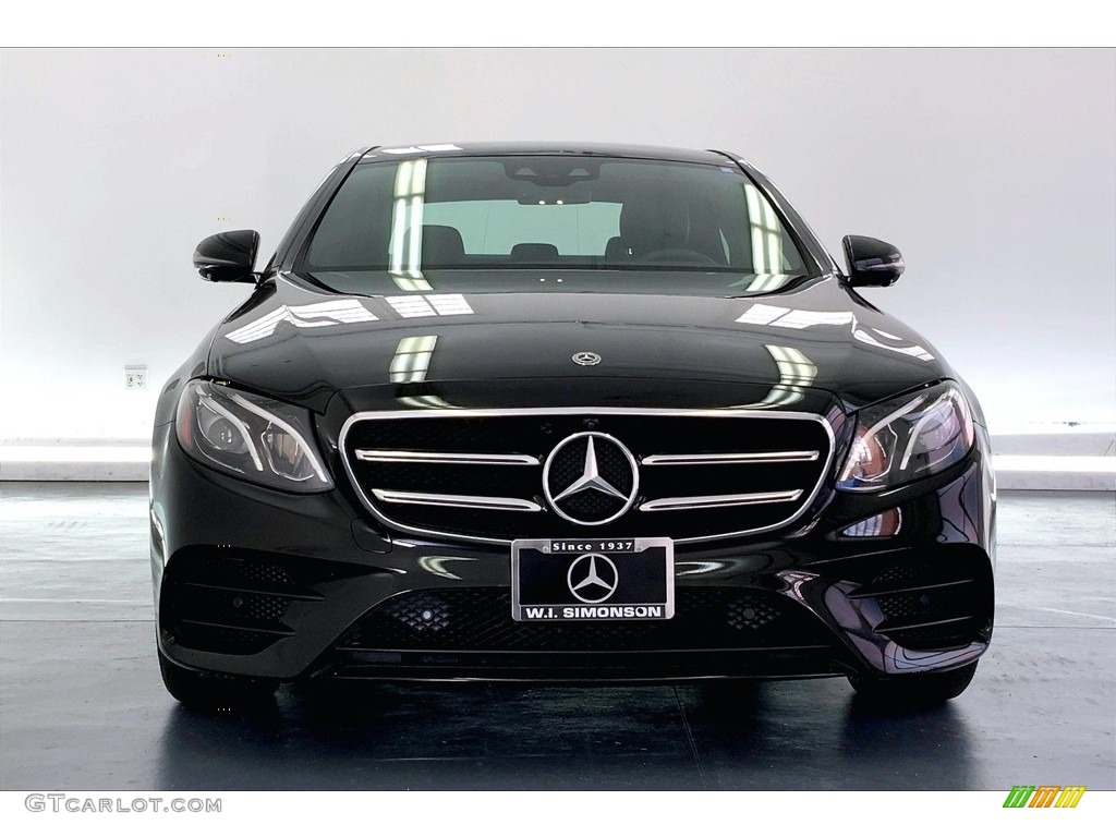 2020 E 450 4Matic Sedan - Black / Black photo #2