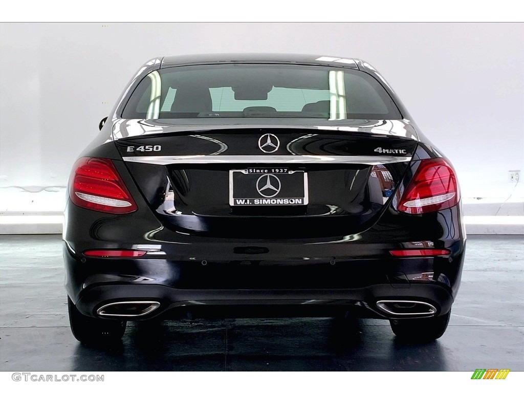 2020 E 450 4Matic Sedan - Black / Black photo #3