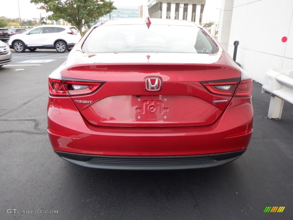 Radiant Red Metallic 2021 Honda Insight EX Exterior Photo #146621922