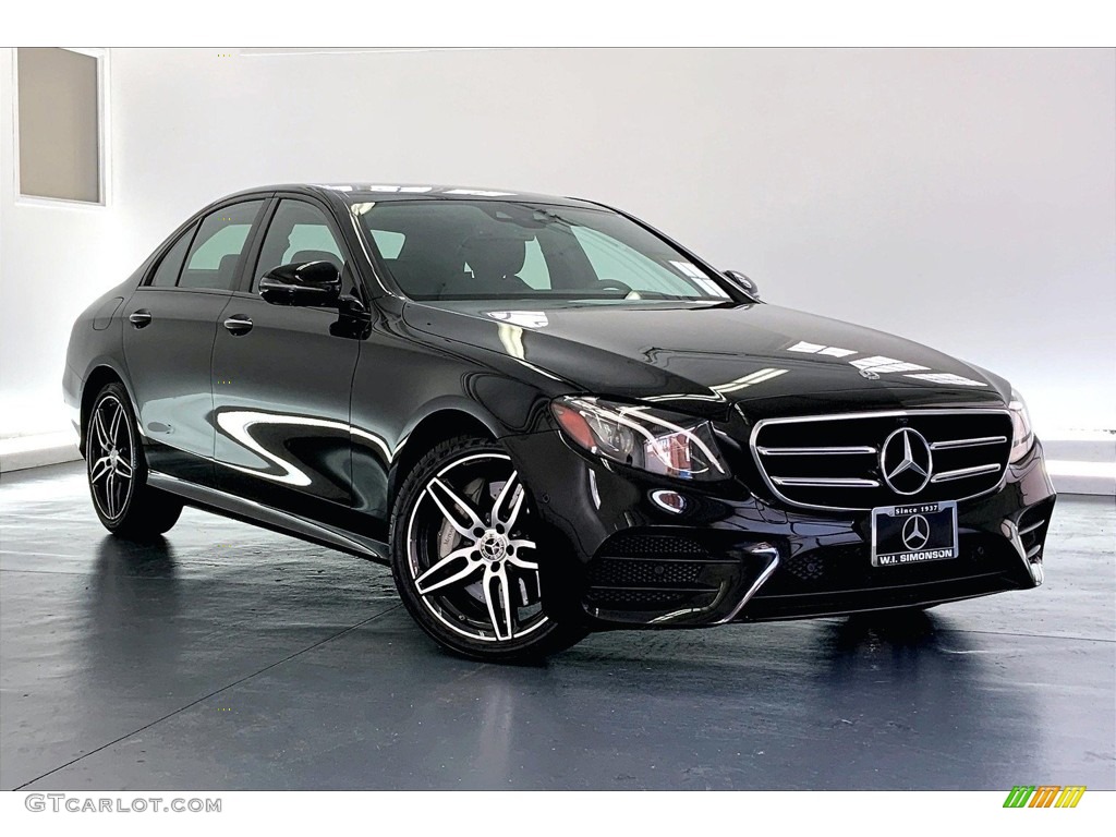 2020 E 450 4Matic Sedan - Black / Black photo #34