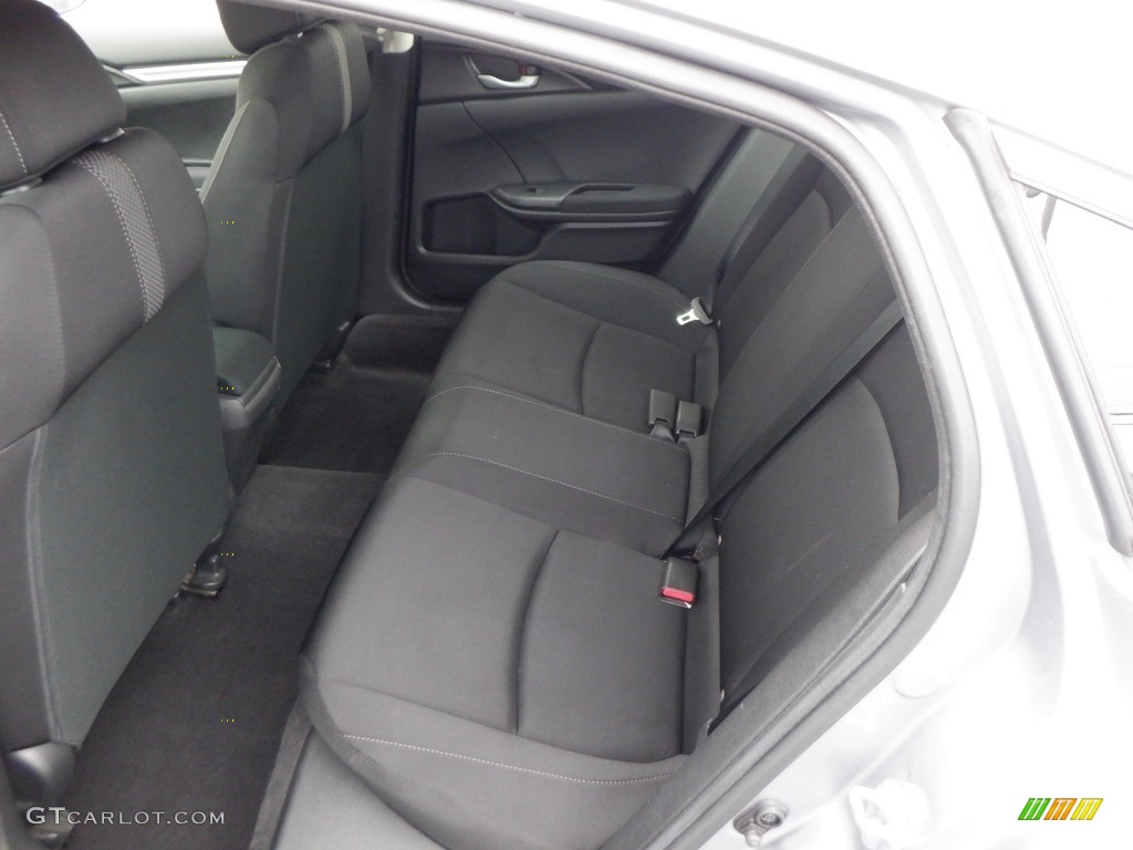 2020 Civic LX Sedan - Lunar Silver Metallic / Black photo #21