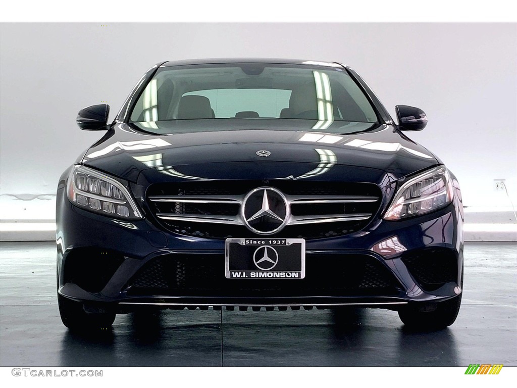 2021 C 300 Sedan - Lunar Blue Metallic / Silk Beige photo #2
