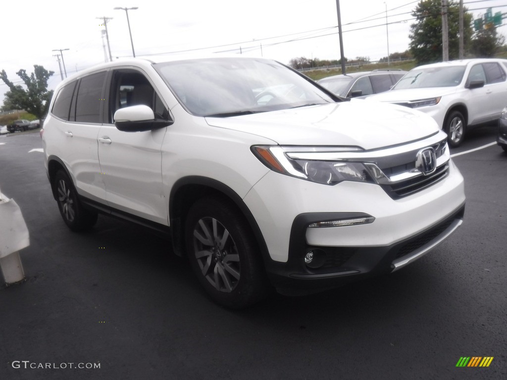 2020 Pilot EX-L AWD - Platinum White Pearl / Black photo #3