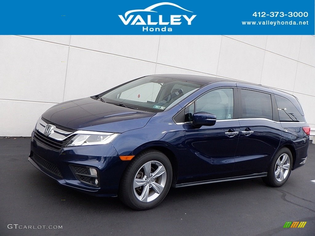 2019 Odyssey EX - Obsidian Blue Pearl / Gray photo #1